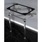 Fauceture VAH242030PN 24-Inch x 20-3/8-Inch x 30-Inch Acrylic Console Sink Legs, Polished Nickel VAH242030PN - alternate 3